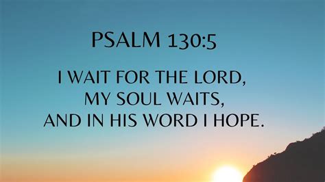 My Soul Waits For The Lord Psalm 130 1 6 YouTube