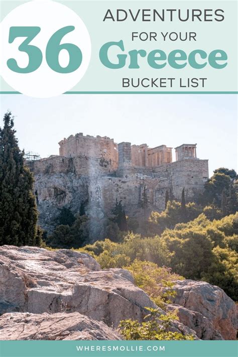 The Ultimate Bucket List For Greece Greece Bucket List Greece Travel