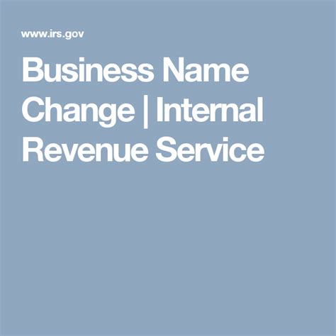 Changing the name of a nonprofit organization isn't simply an internal decision made by the board of directors. Business Name Change | Internal Revenue Service (With ...