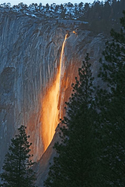 Horsetail Falls At Sunset In Yosemite Valley Ca Smithsonian Photo