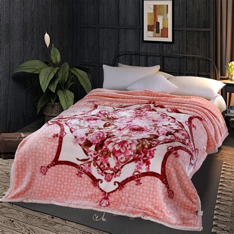 Arnigu Classic Style Winter Thick Blankets Queen Size Luxury Bedding Throwquilt Double Face