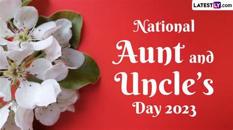 National Aunt And Uncles Day 2023 Wishes Hd Images Messages Greetings And Wallpapers To