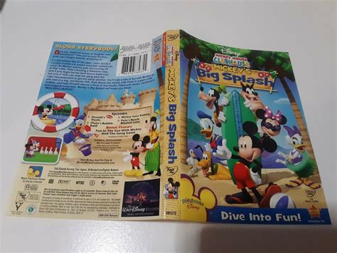 Disney Mickey Mouse Clubhouse Mickeys Big Splash Dvd Artwork Only No Disc