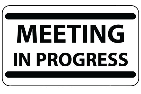 Download Meeting In Progress Board Transparent Png Stickpng
