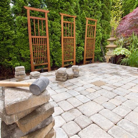 Average Cost Of A Brick Paver Patio Installed Patio Ideas