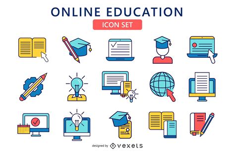 Education Icon Sets Vector Download