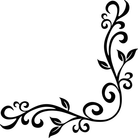 Free Corner Flourish Clipart 10 Free Cliparts Download Images On