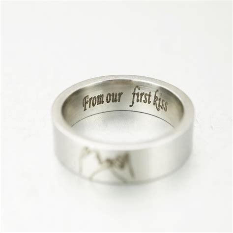 pinky swear rings for couple pinky promise rings custom etsy