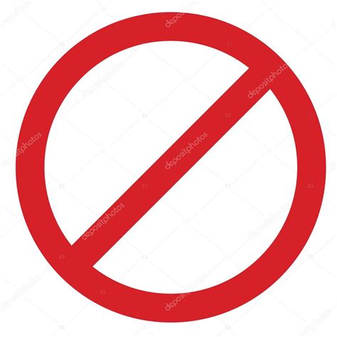 No Sign Stock Vector Image By ©glossygirl21 53416945