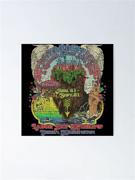 Sky River Rock Festival And Lighter Than Air Fair 1968 Poster For