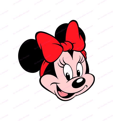 Minnie Mouse Svg 19 Svg Dxf Cricut Silhouette Cut File Instant