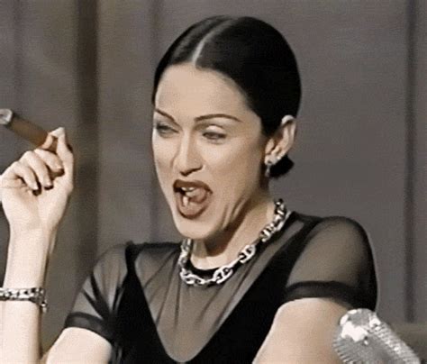 Pop Star Madonna Gif Women Smoking Cigars Cigar Smoking Smoking