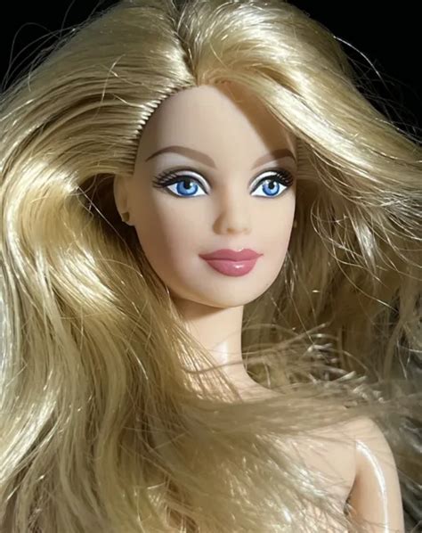 Nude Barbie Holiday Blonde Model Muse Doll For Ooak Mattel