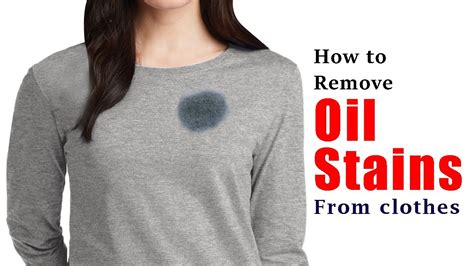How To Remove Oil Stains From Clothes Easy And Effective Method Youtube