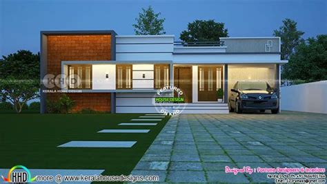 Cute Small Budget 1300 Sq Ft 3 Bedroom House Kerala Home Design And