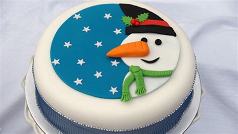 Christmas Cake Guide Snowman Cake By The Pink Whisk Renshaw Baking