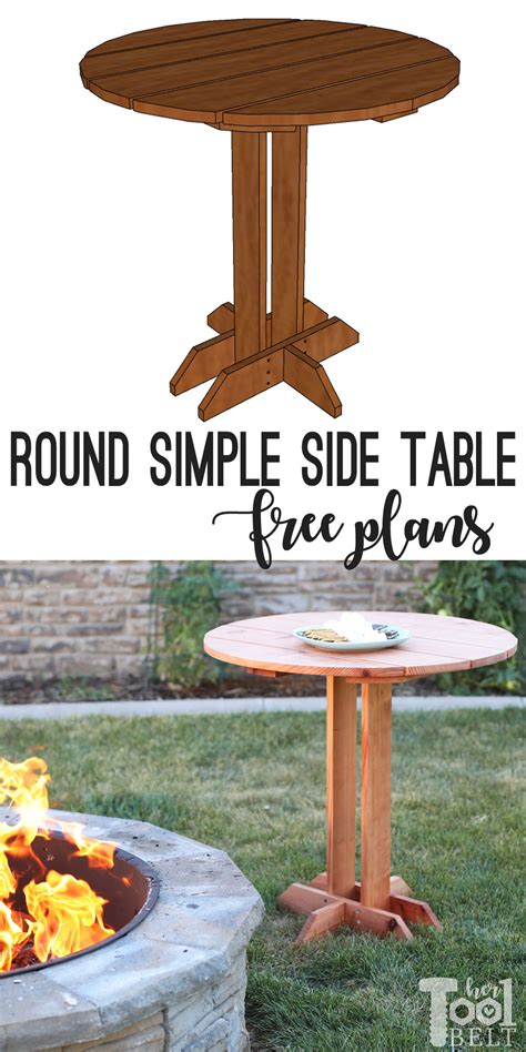 Maybe you would like to learn more about one of these? Connie Round Side Table Plans - Her Tool Belt