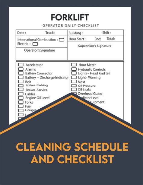 Buy Cleaning Schedule And Checklist Daily Weekly And Monthly Cleaning