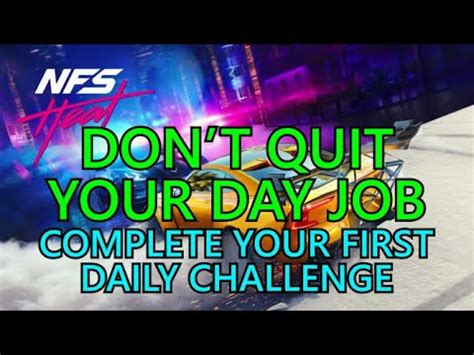 Need For Speed Heat Don T Quit Your Day Job Trophy Guide YouTube