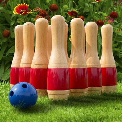 Lawn Bowling Gameskittle Ball Indoor And Outdoor Fun For Toddlers