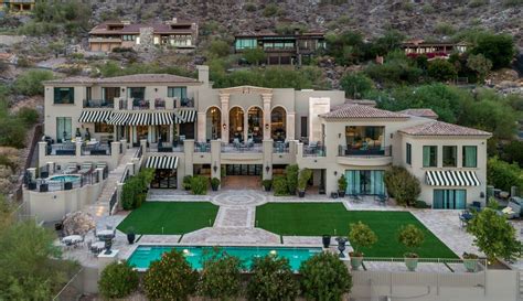 22 Million Newly Built Mansion In Paradise Valley Arizona With 20 Car