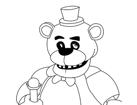 Dibujos De Freddy Fazbear Para Colorear Wonder Day — Dibujos Para