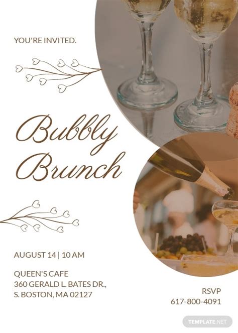 10 Free Brunch Invitation Templates Customize And Download