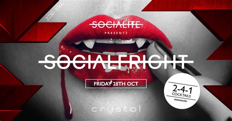 Socialite Socialfright Halloween Friday At Crystal At Crystal Bar