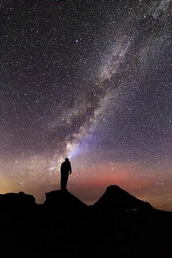 Milky Way Rocks Night Landscape Pinnacles Australia Sky Stars