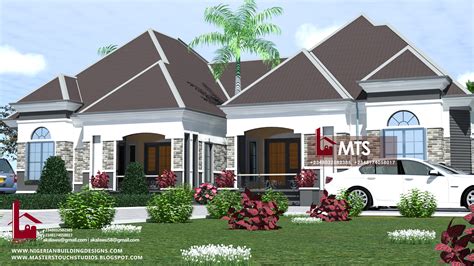 3 And 2 Bedroom Bungalow Rf Sd3201 Nigerian Building Designs