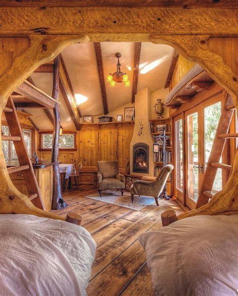 Beautiful Cottage Interior Cozy Comfy Tree House Interior Tree