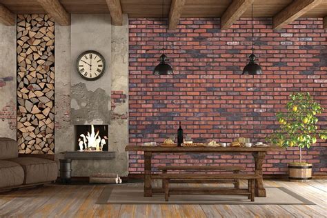 View The Accent Wall With Olde London Thin Brick Gallery On Glen Gery
