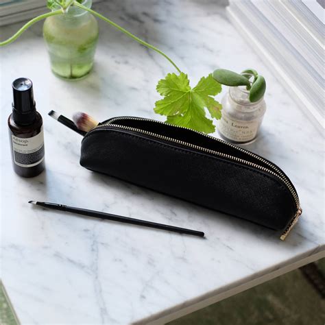 Black Makeup Brush Bag By Stackers