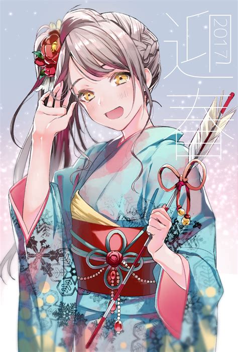 Wallpaper Love Live Anime Girls Minami Kotori Kimono 1240x1835
