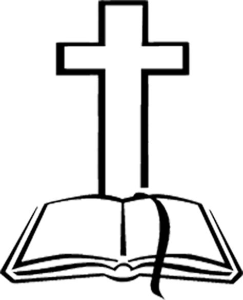 Download High Quality Cross Clipart Black And White Bible Transparent