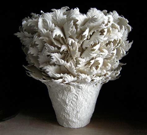 Porcelain Art Decorative Vases And Pots With Natural Forms Interior