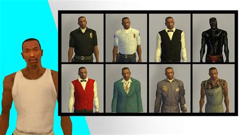 How To Get All Special Clothes In Gta San Andreas Youtube
