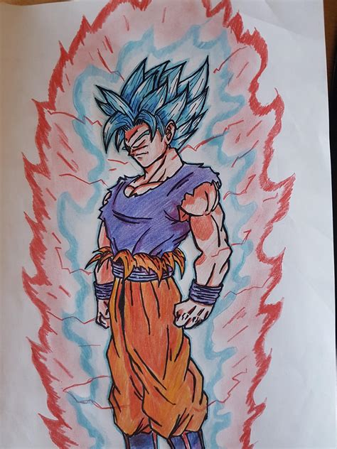 This Is One Of The Best Drawings Of Goku I Have Ever Made Fandom Vlr