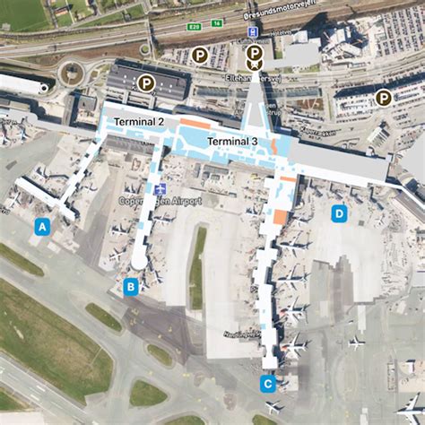 Copenhagen Airport Map Guide To Cphs Terminals