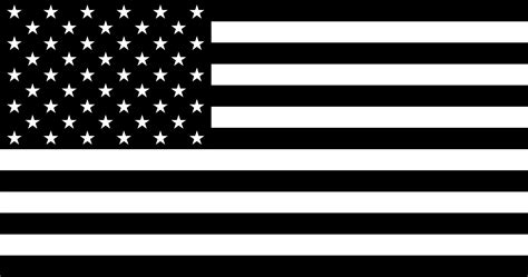 What Black And White American Flag Meaning