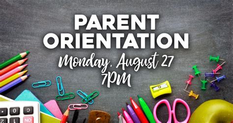 Parent Orientation Monday August 27 7pm Berean Baptist Christian