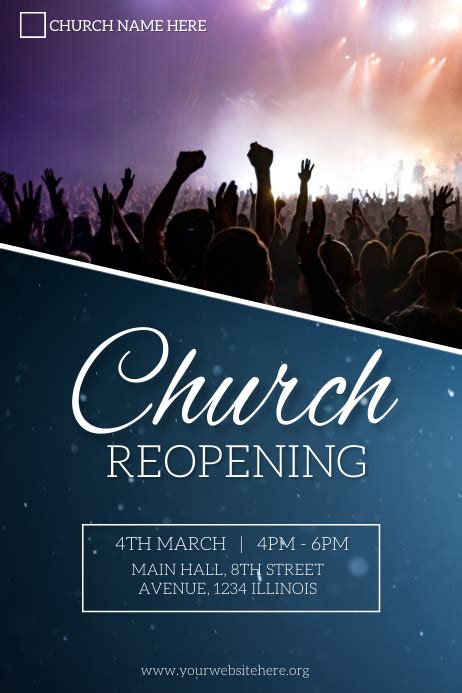 Copy Of Church Reopening Flyer Postermywall