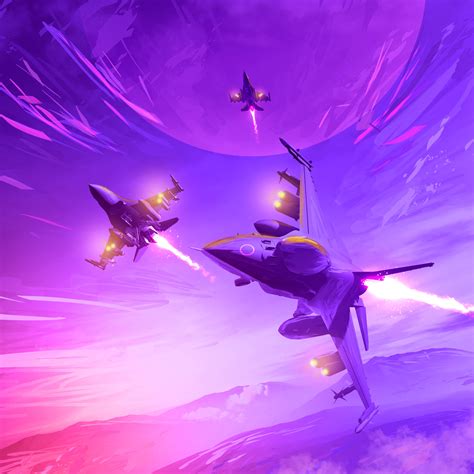 Wallpaper Flight Simulator Colorful Anime Sky Painting Photoshop