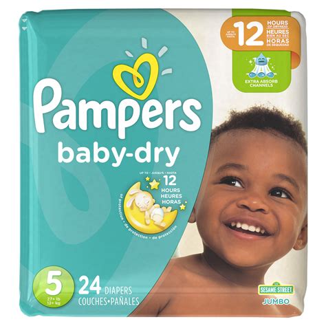 Pampers Baby Dry Diapers Size 5 24 Count Deal Brickseek