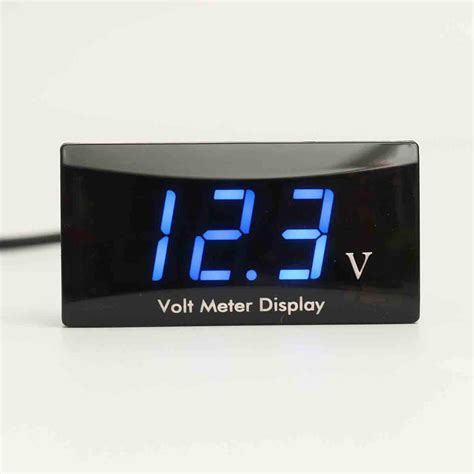 12v Digital Led Display Voltmeter Car Motorcycle Voltage Volt Gauge