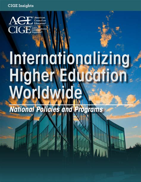 Internationalizing Higher Education Worldwide National Policies And