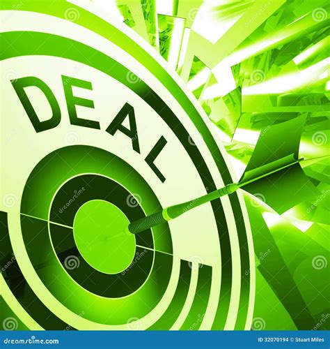 Deal Means Bargain or Partnership Agreement Stock Illustration