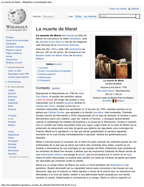 La Muerte De Marat Wikipedia La Enciclopedia Libre