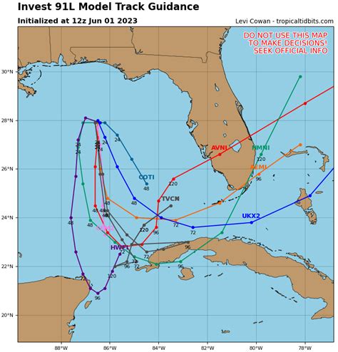 Mike S Weather Page On Twitter Latest Invest Spaghetti Models On Tropicaltidbits Com