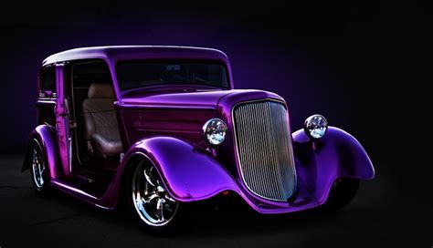 I Dont Know What Is This Car But Its So Cool Custom Classic Cars Purple Car